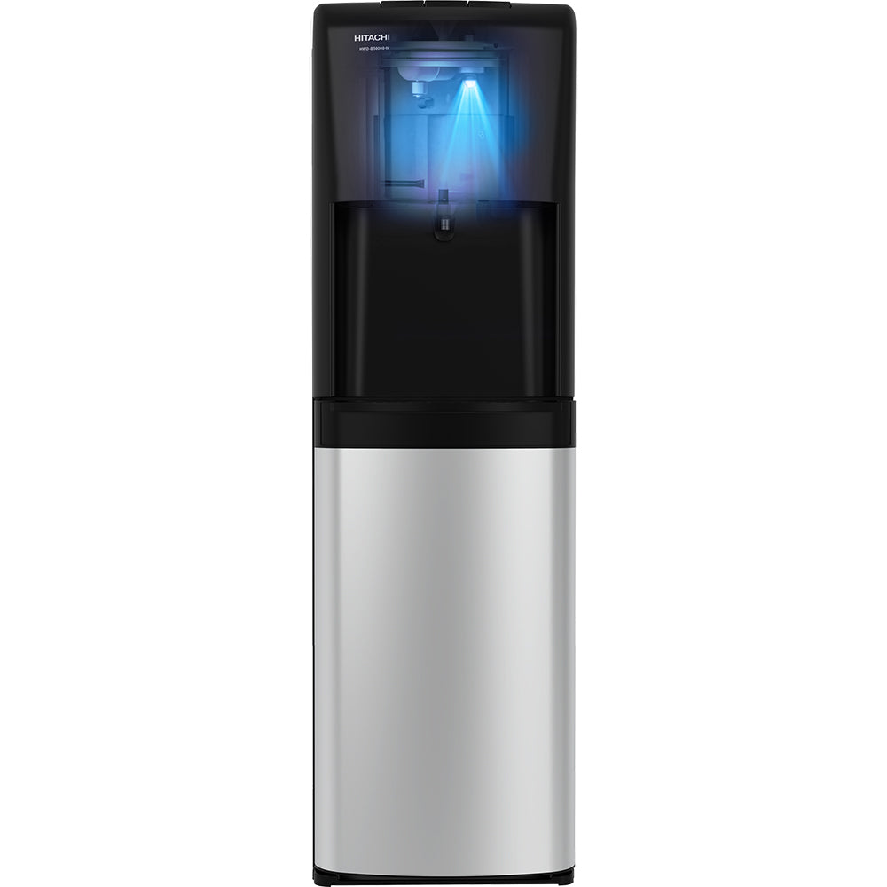 موزع مياه هيتاشي HWD-B50000-SV | أسود/ستانلس ستيل UV