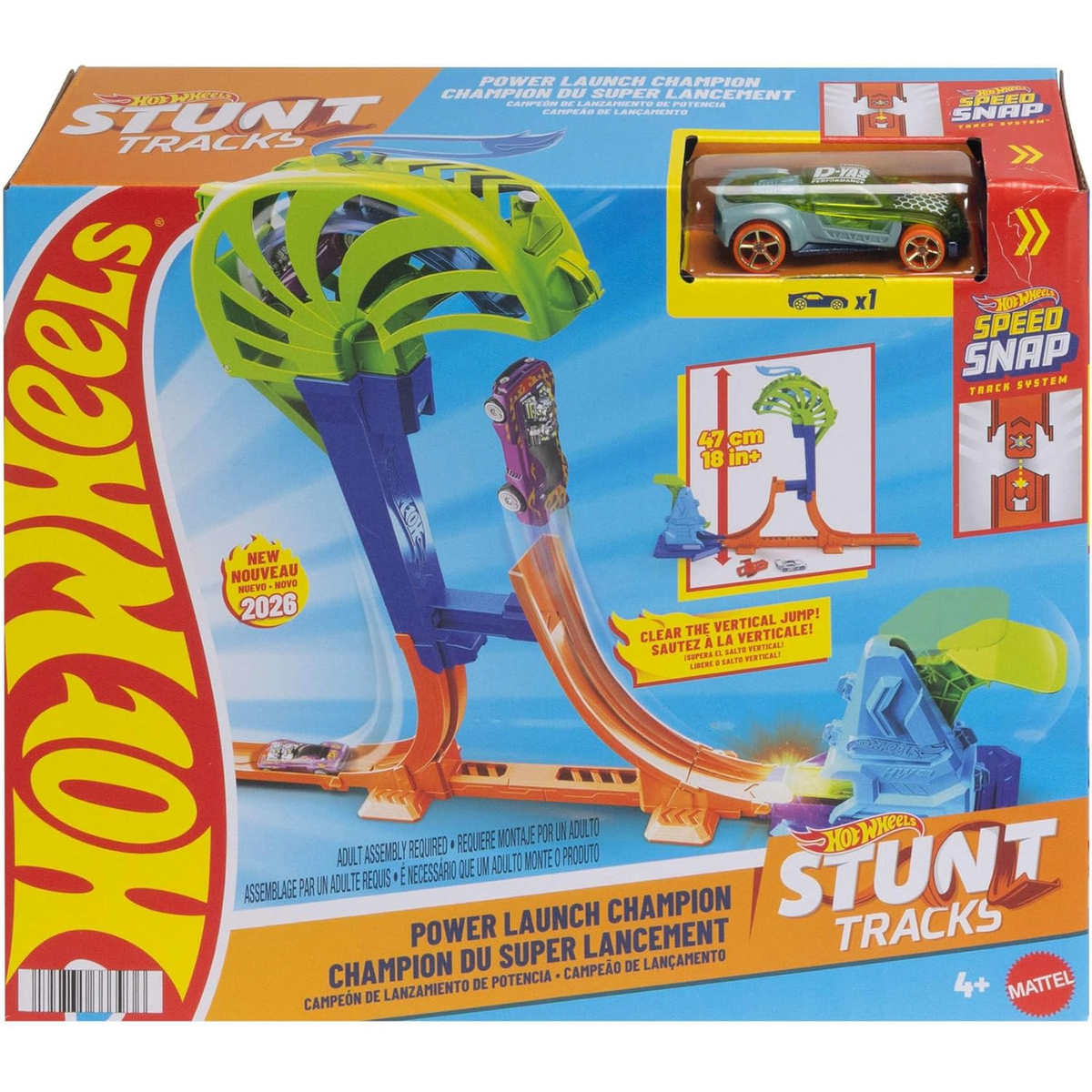 Hot Wheels Stunt Tracks Champion Vertical Slam Launch OS