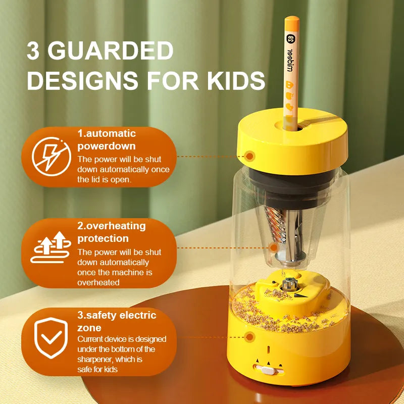 براية أقلام الرصاص الأوتوماتيكية باللون رمادي غامق من ميدير