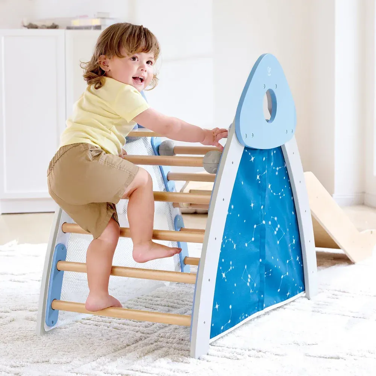 Hape 4-in-1 Climb 'N' Slide Gym Set
