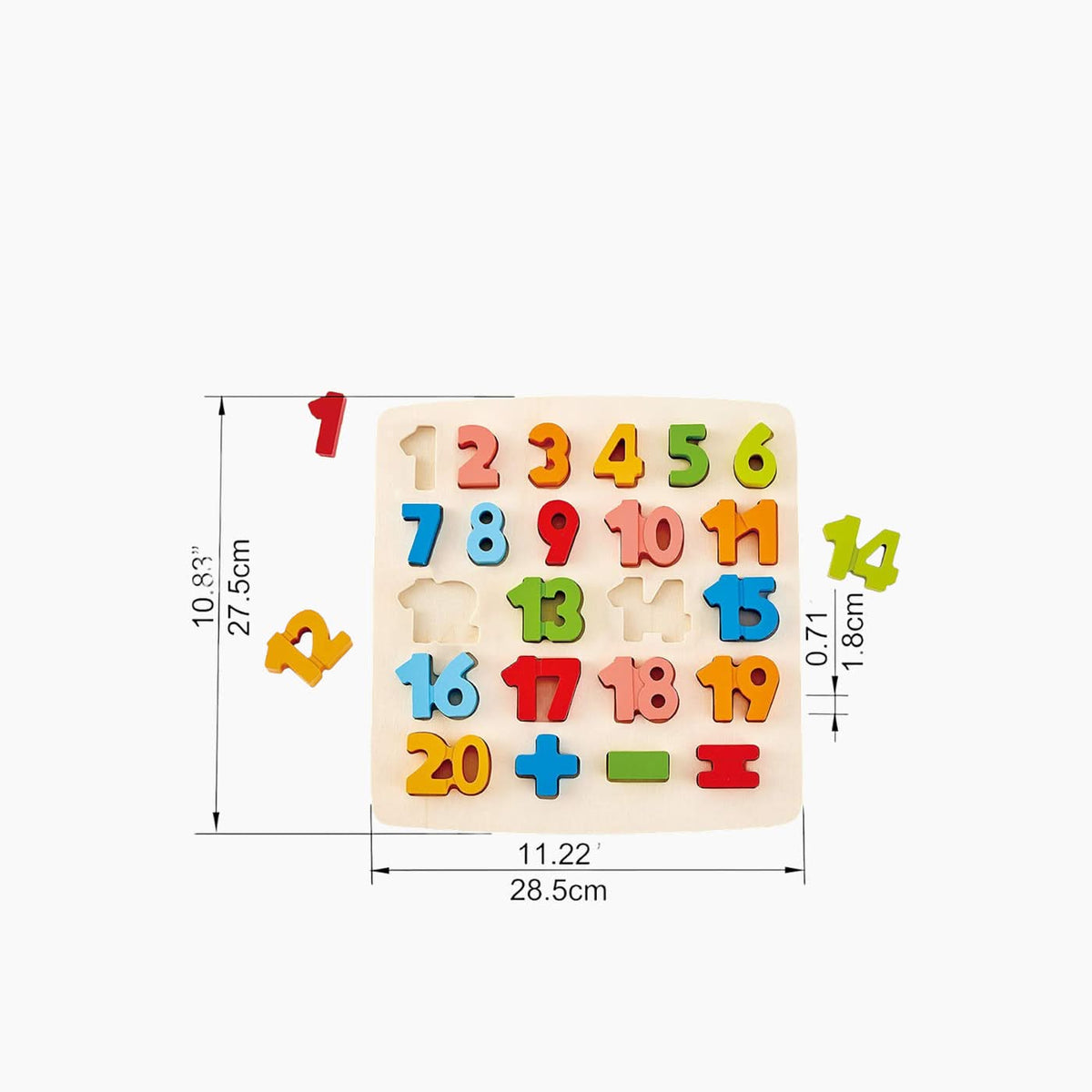 Hape Chunky Wooden Board Toy Abacus