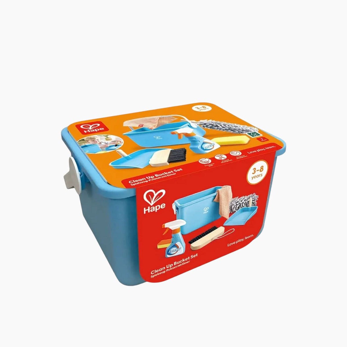 Hape Clean Up Bucket Toy Set