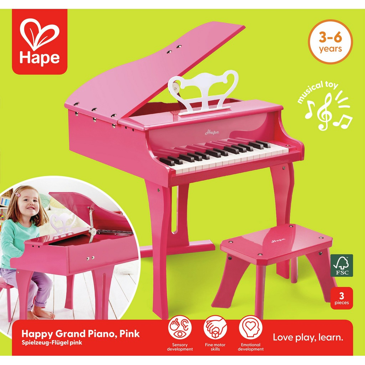Hape Grand Piano Toy