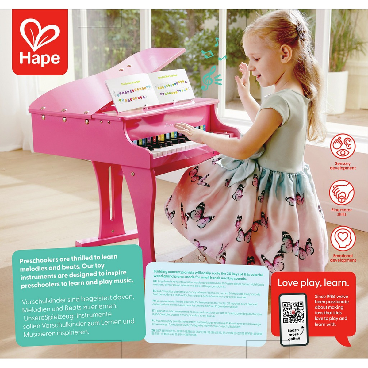 Hape Grand Piano Toy