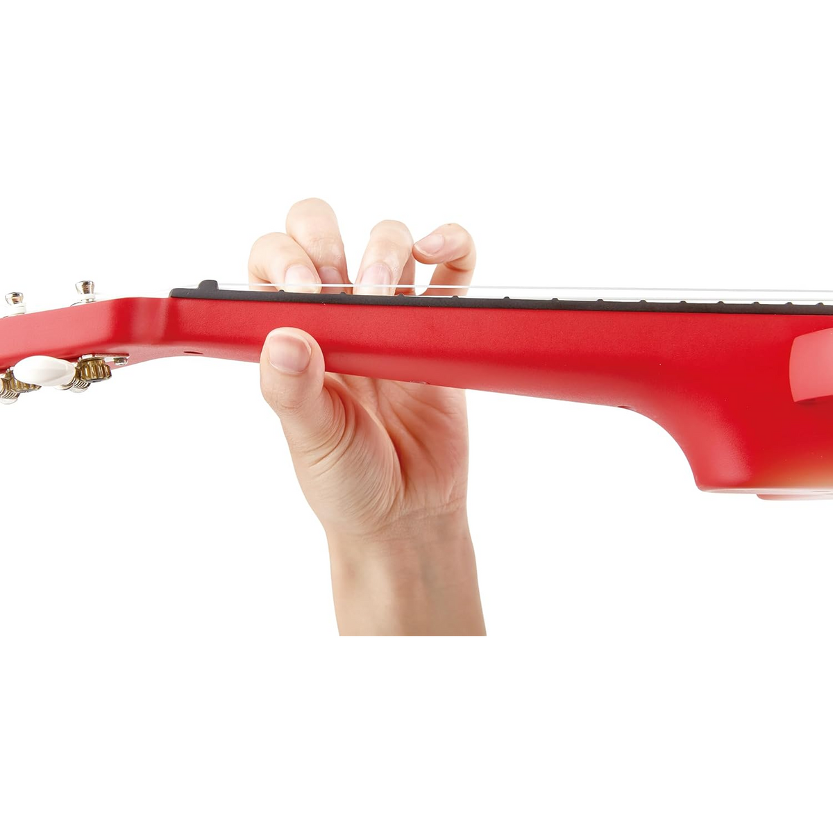 Hape Learn with Lights Interactive Wooden Ukulele