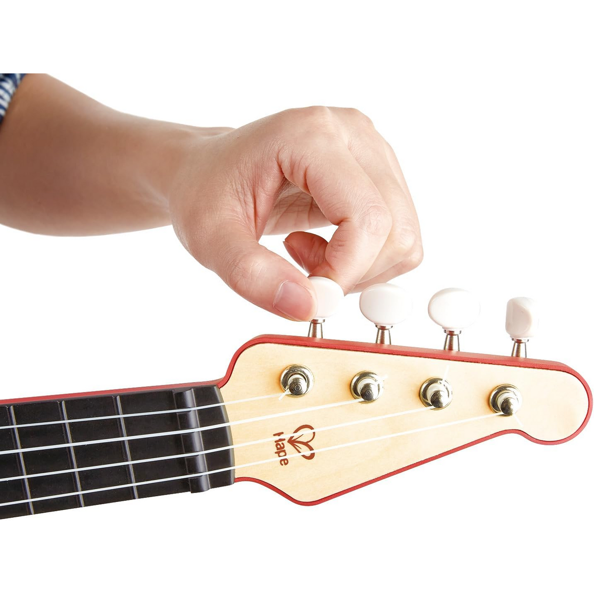 Hape Learn with Lights Interactive Wooden Ukulele