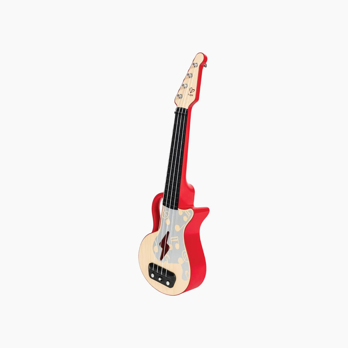 Hape Learn with Lights Interactive Wooden Ukulele