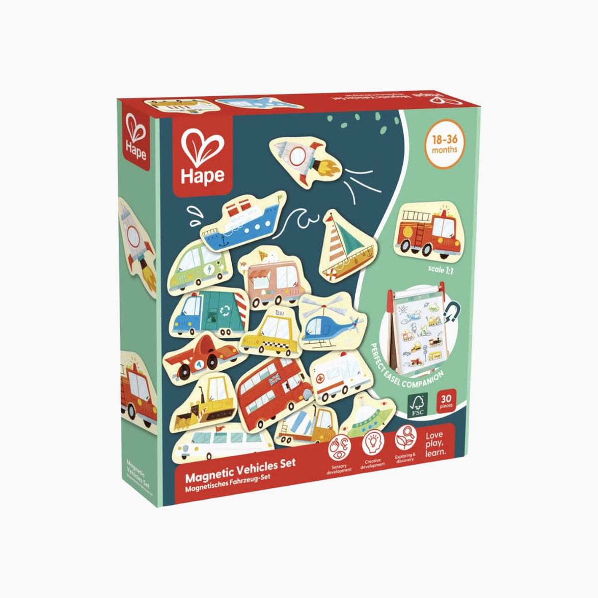 Hape Magnetic Vehicles Set