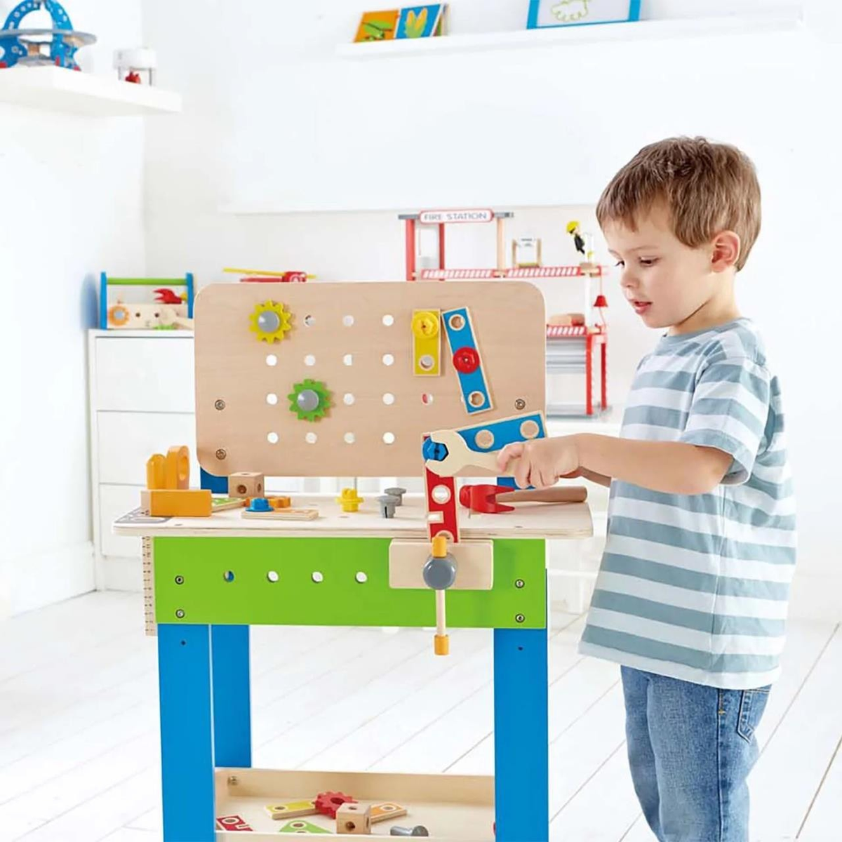 Hape Master Workbench Complete Wooden Tool Bench