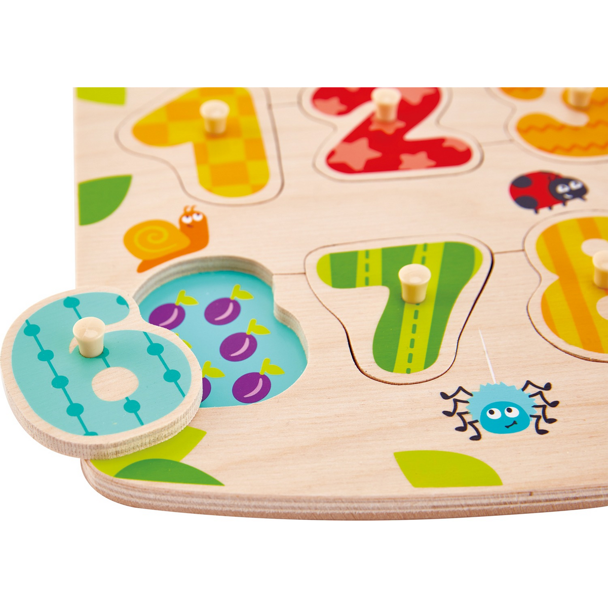 Hape Wooden Number Peg Puzzle