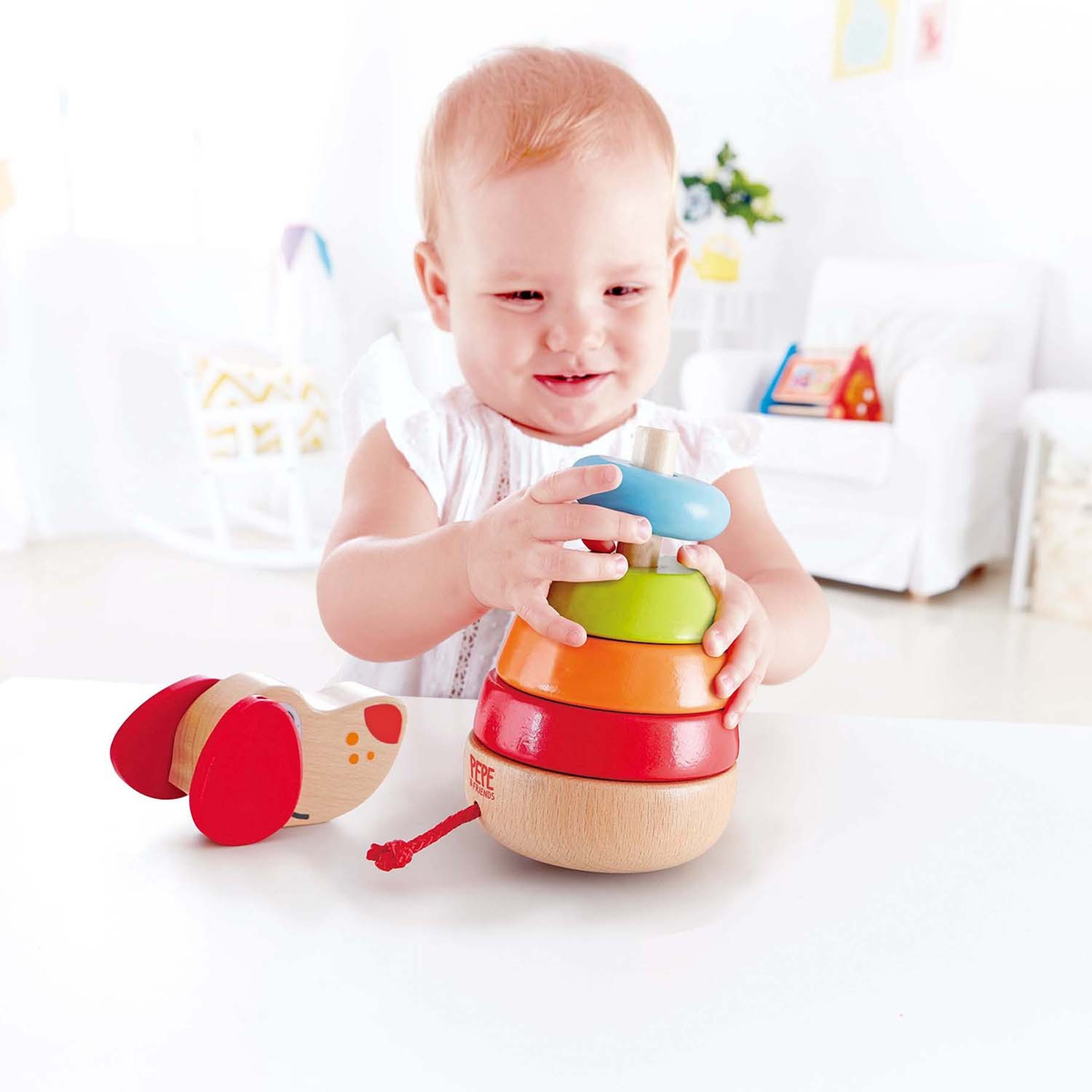 Hape Pepe Sound Stacking Toy