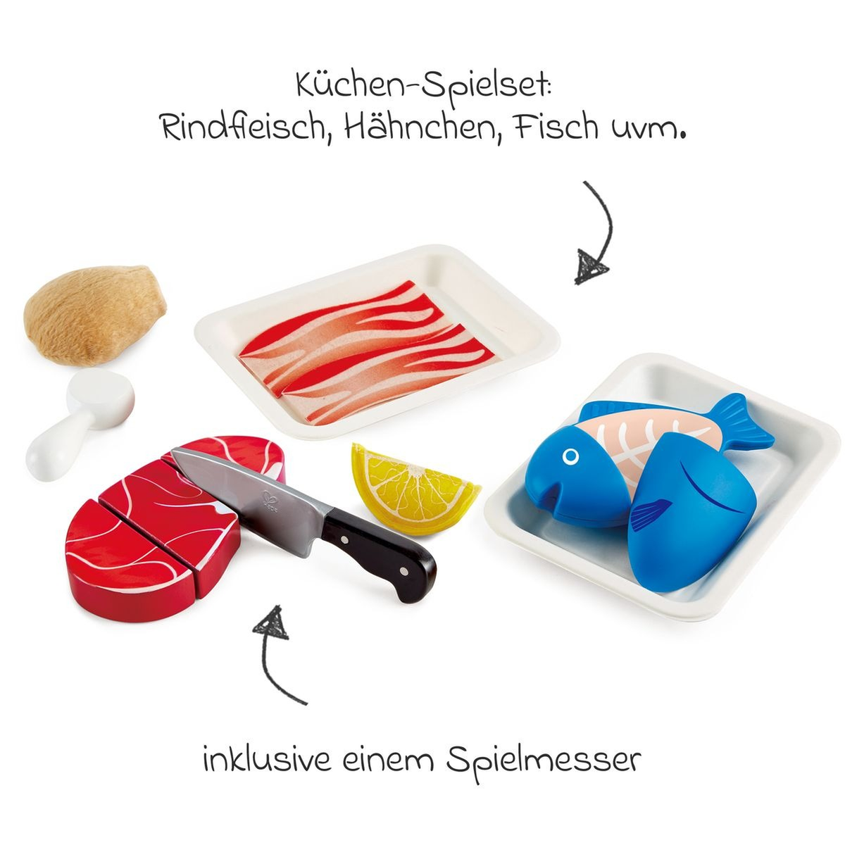 Hape Tasty Proteins Wooden Food Set