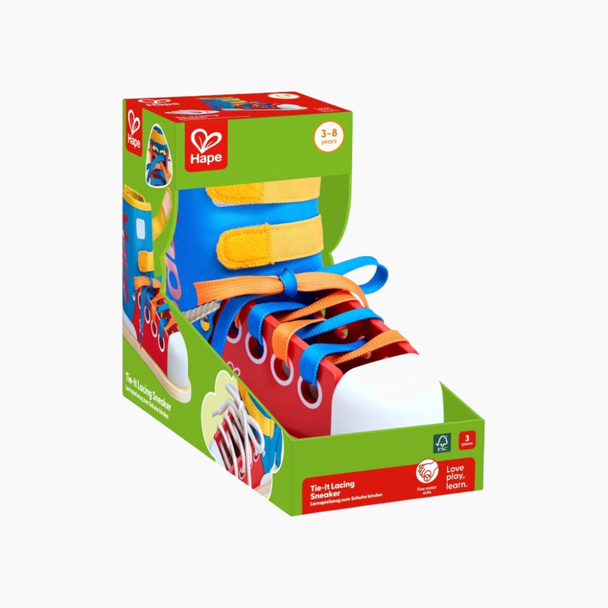 Hape Tie-It Lacing Sneaker Learning Toy