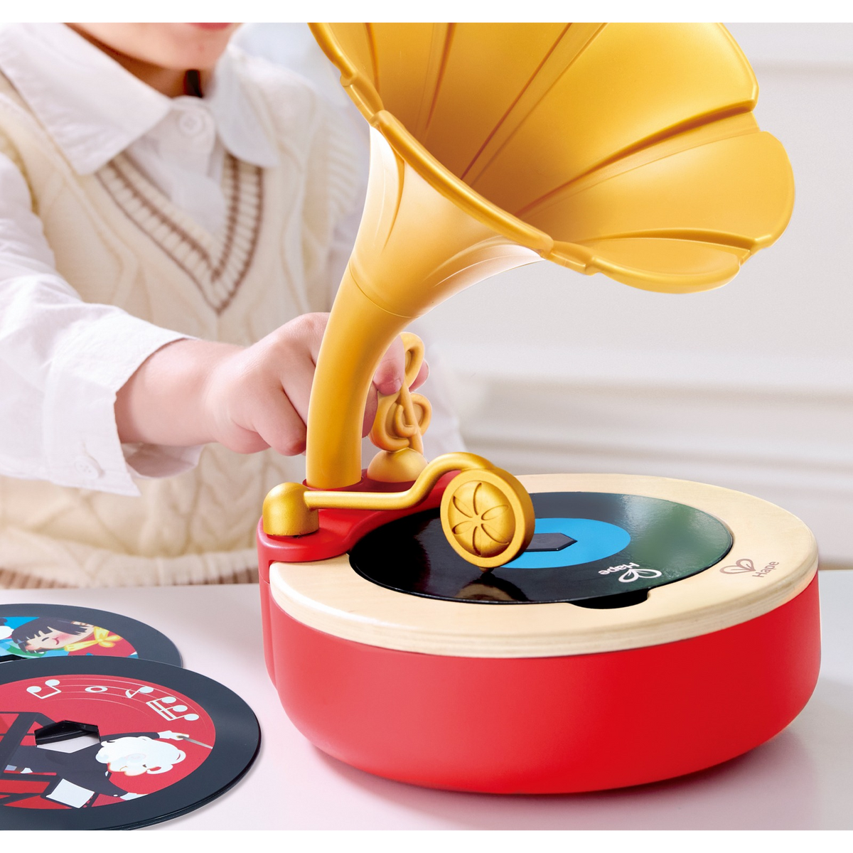 Hape Tune Time Phonograph Toy