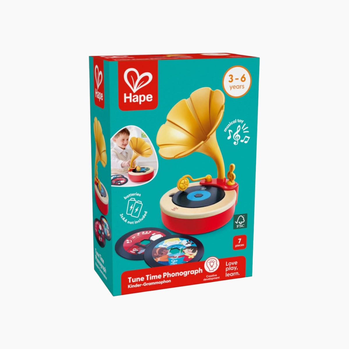 Hape Tune Time Phonograph Toy