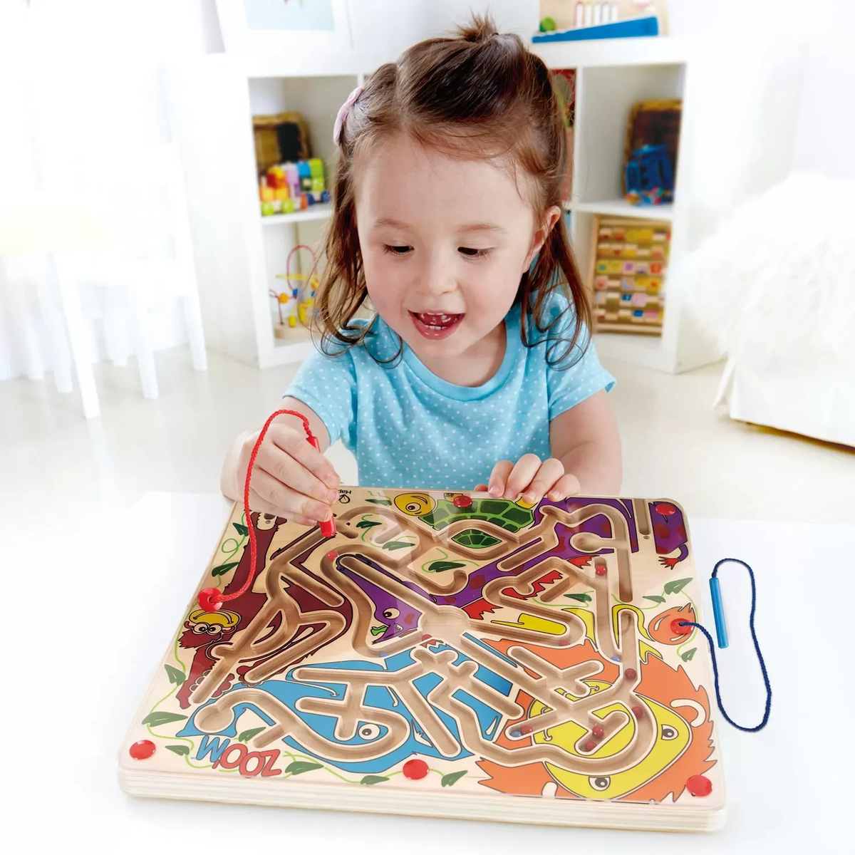 Hape Zoo'm Animal Push Toy