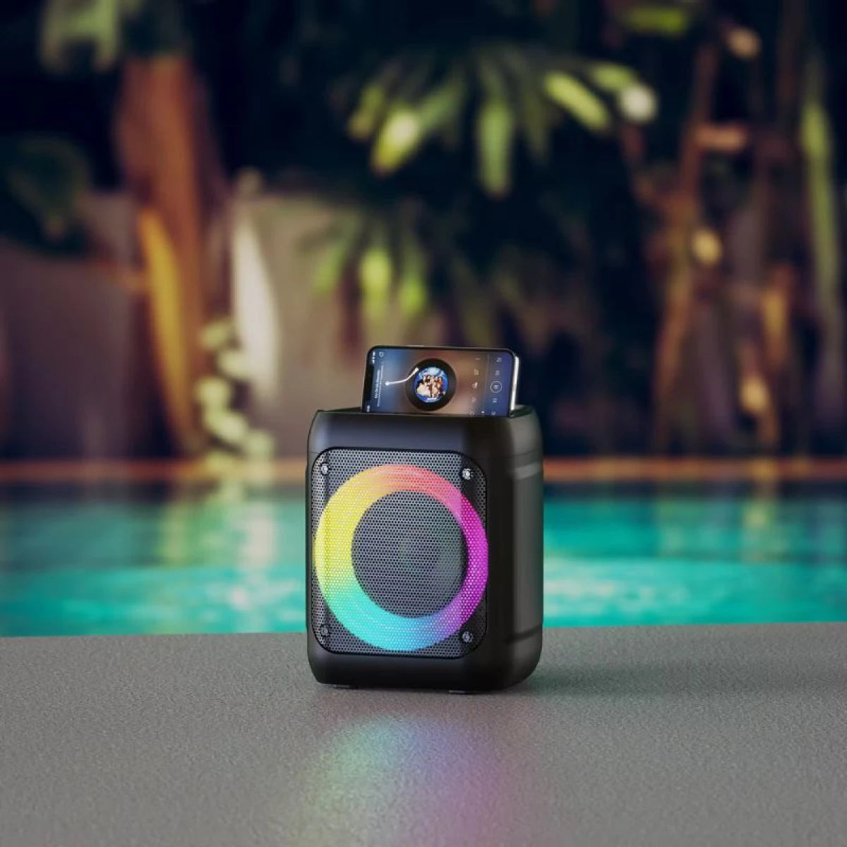 سماعة بلوتوث Havit SQ133BT – صوت قوي مع إضاءة RGB وتصميم مقاوم للماء