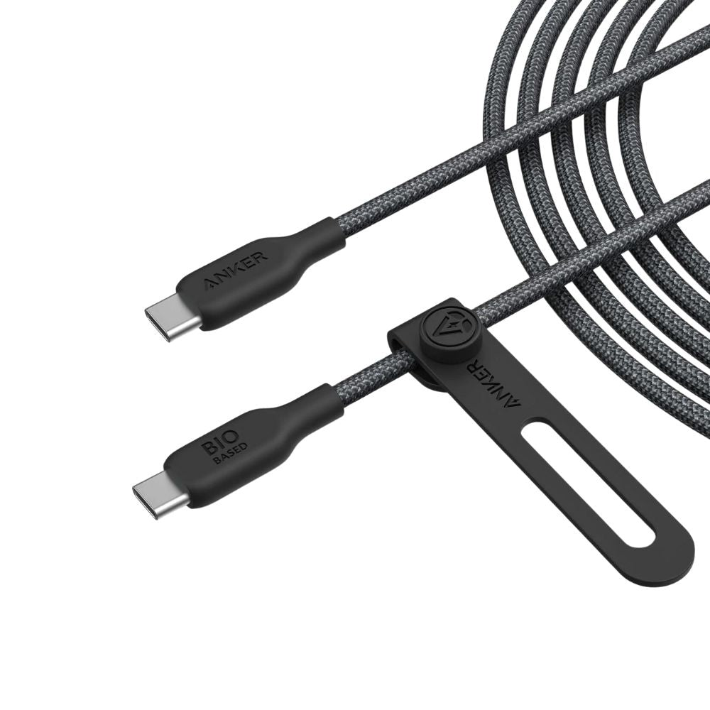 Anker 544 USB-C to USB-C Cable 3ft – 240W Bio-Based Fast Charging Cord for Laptops, Tablets, and Phones