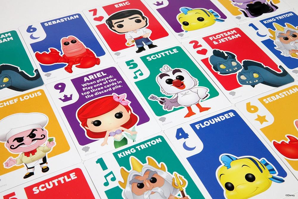 من فانكو Funko Signature Games: Something Wild Card Game- The Little Mermaid  أوراق لعب مع مجسمات مصغرة لشخصيات كرتونية