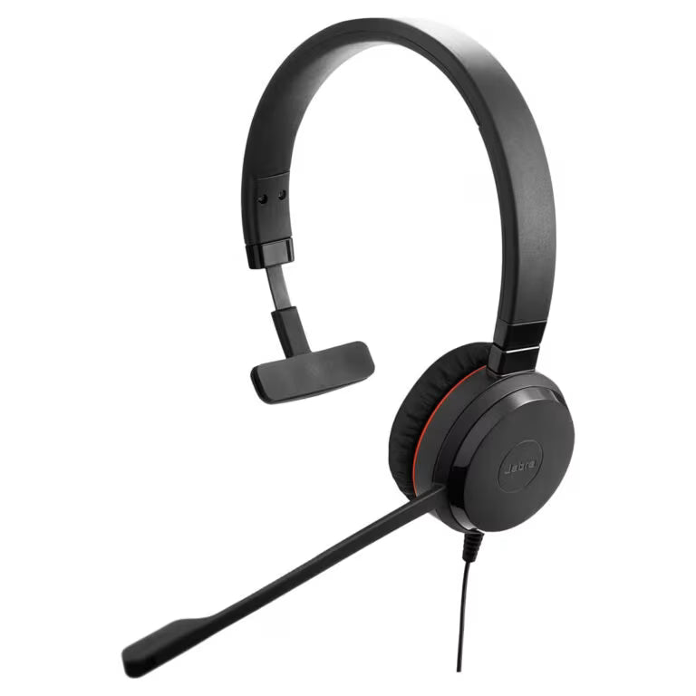 Jabra Evolve 20 SE Mono Headset – USB-C/A, Passive Noise Cancellation | Professional Business Headset