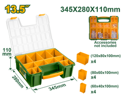 JADEVER 13.5" Screw Storage Box Customizable Organizer