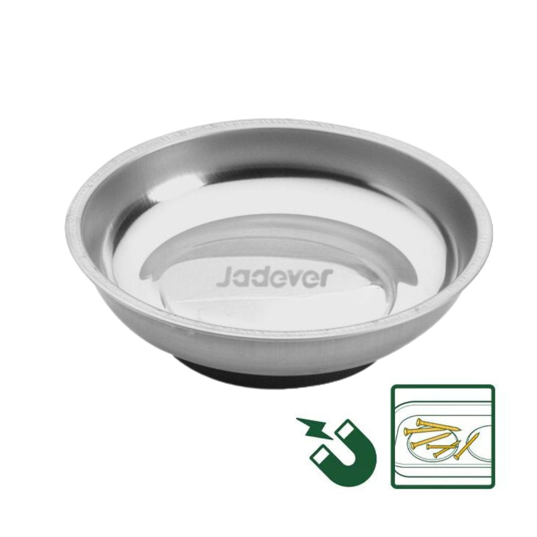 JADEVER 15cm Magnetic Screw Tray High Quality & Perfect - Silver