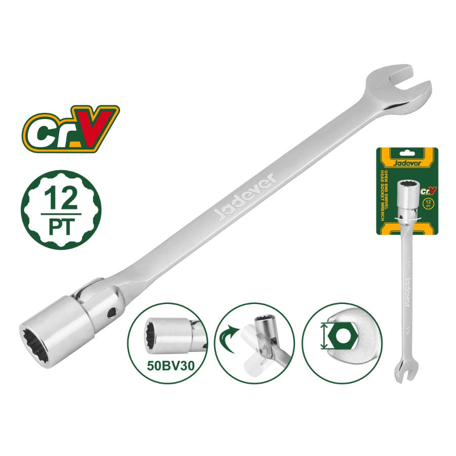 JADEVER 17mm Split Box Wrench Strength