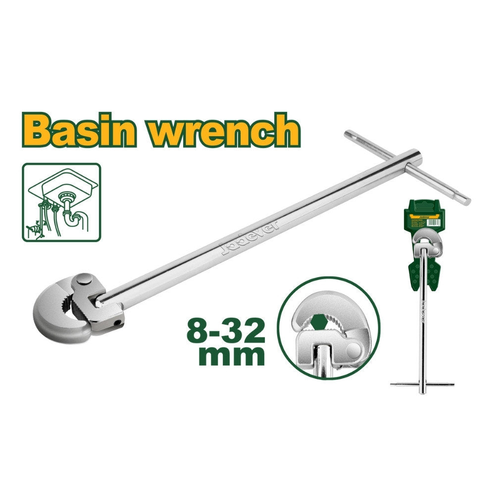 JADEVER 8-32mm Sink Wrench Adjustable & Durable