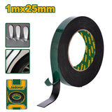 JADEVER Double Sided Foam Tape 25mm 1m Strong & Durable