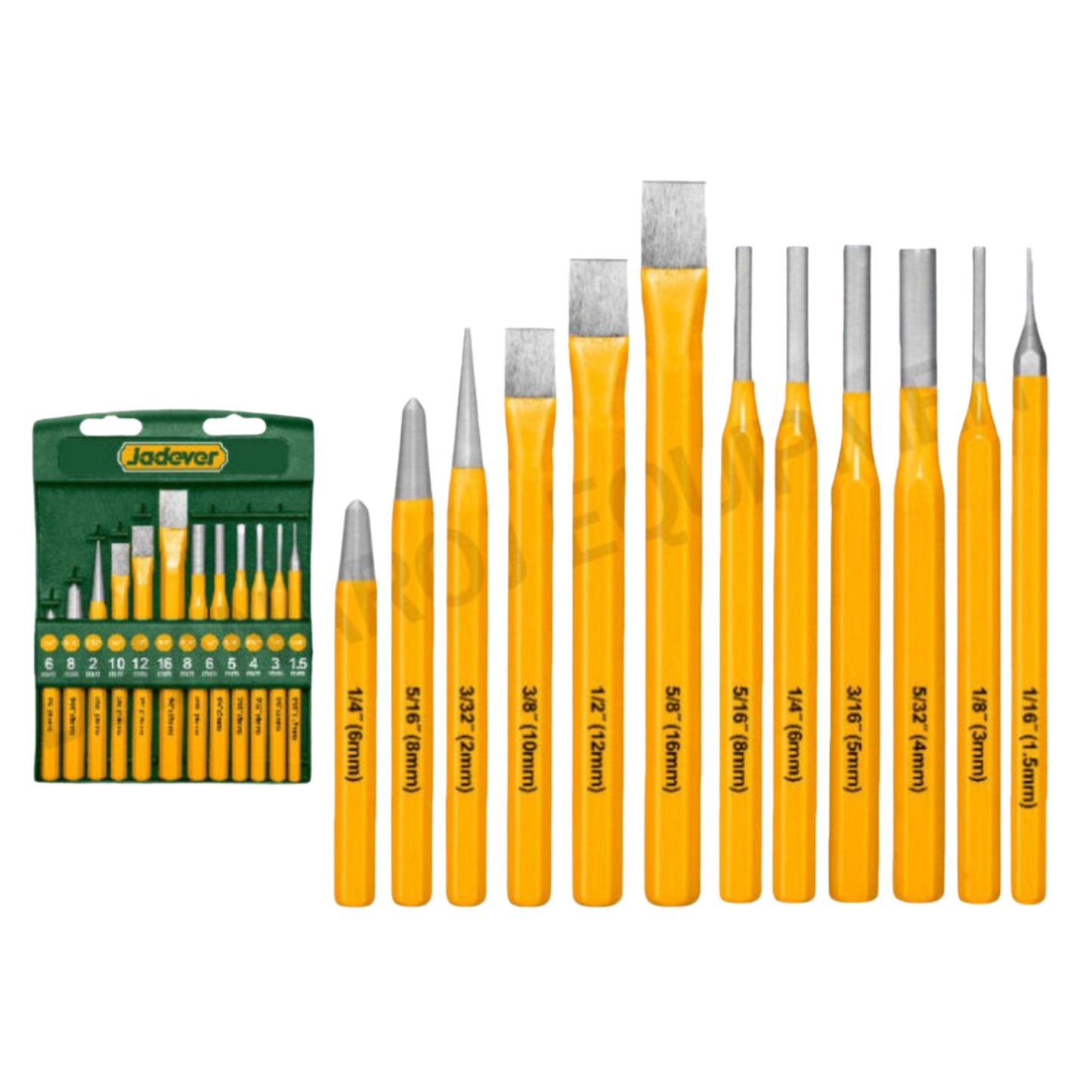 JADEVER Screwdriver & Chisel Set 12 Pieces
