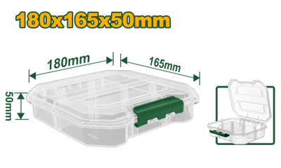 JADEVER Transparent Screw Organizer 5×16×18 Durable & Customizable
