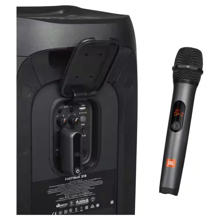 مجموعة ميكروفونات JBL لاسلكية – ميكروفون مزدوج مع UHF