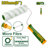 JADEVER Outer Wall Cylinder Brush – 230mm (9"), Microfibre, 18mm Pile Height, Roller Cover & Assistant Shanks (JDCB8918)