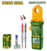 JADEVER DC/AC Clamp Meter – 200A, Capacitance, NCV, Backlight, Auto Power Off (JDDM65015)