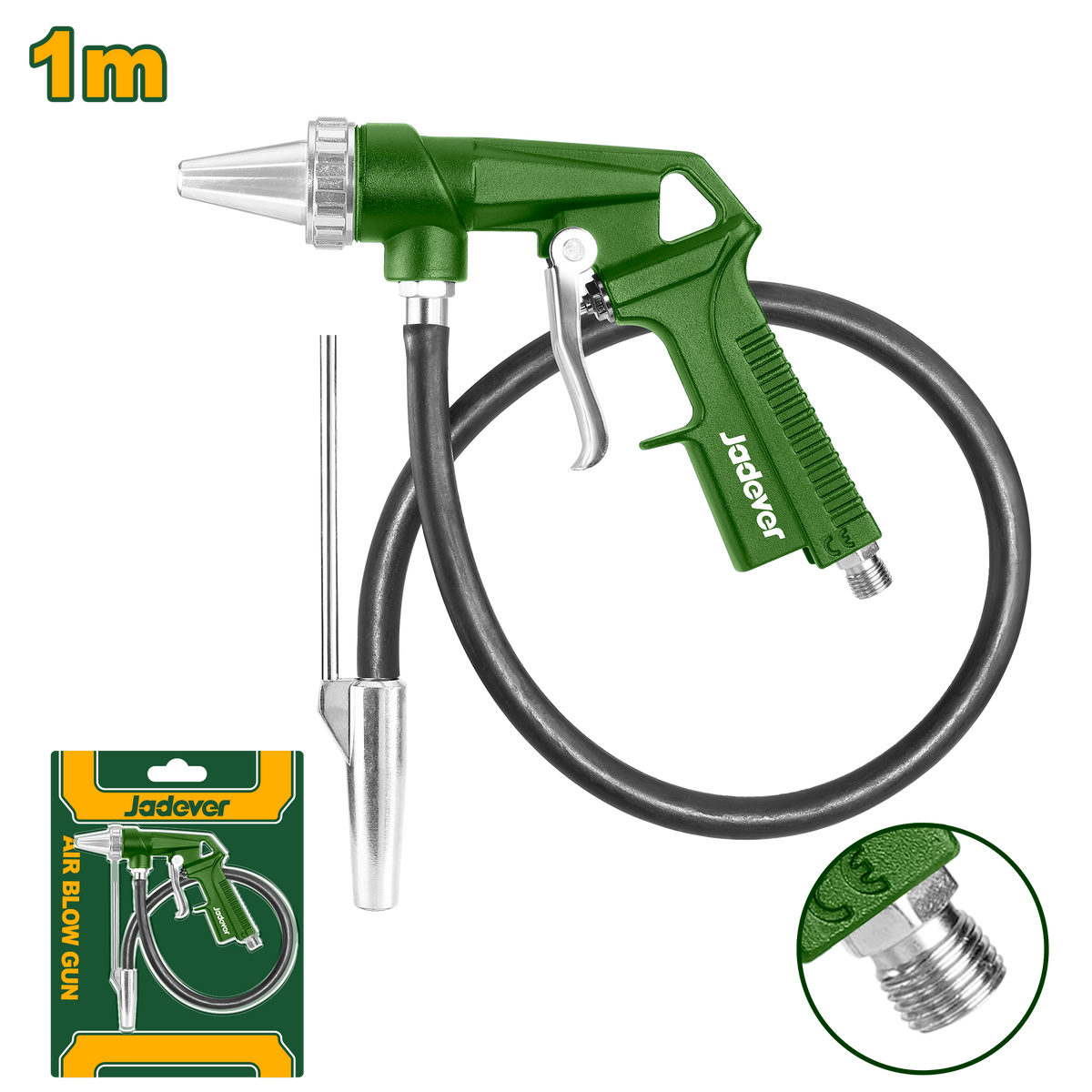 JADEVER Sand Blaster Kit – 3mm Nozzle, 1m Hose, 3–5 Bar Pressure (JDGA1A08)