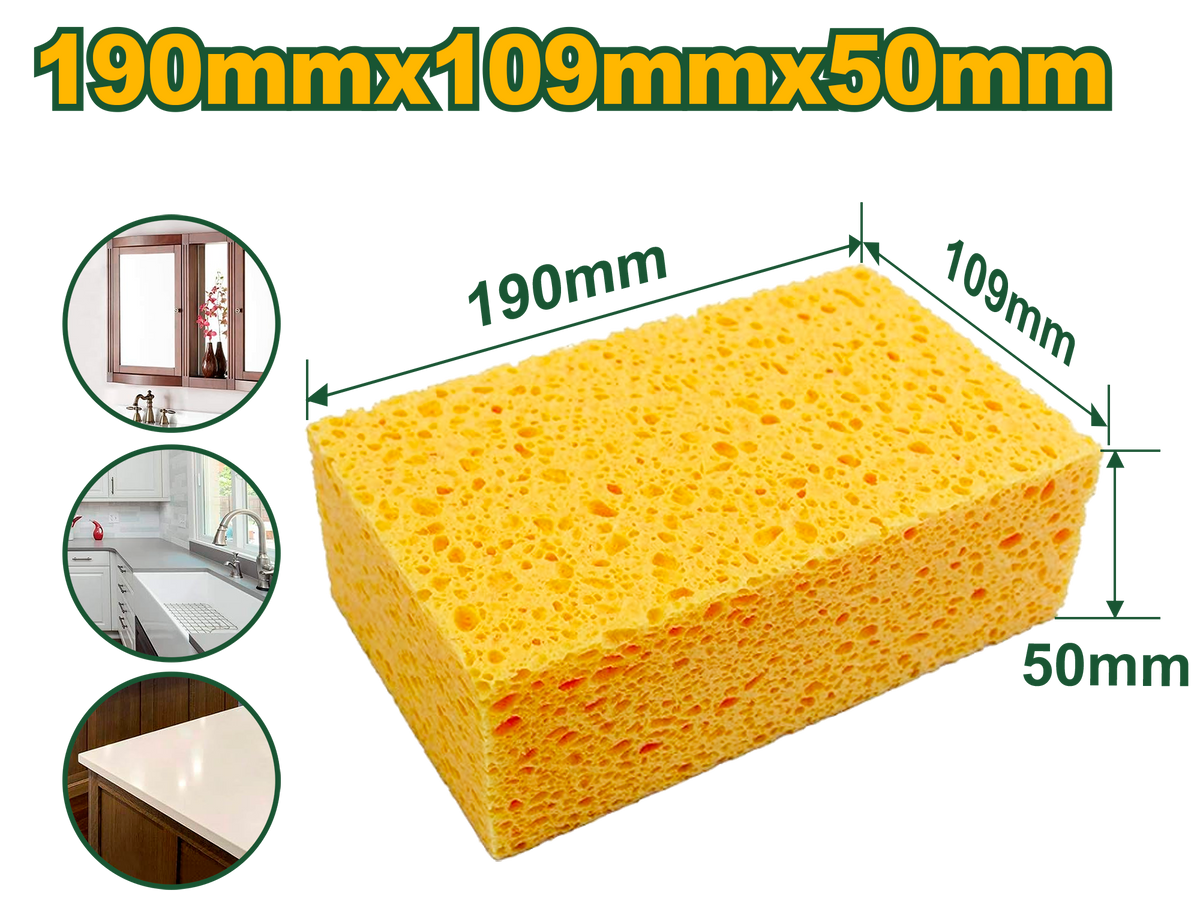 JADEVER Grout Sponge 190×109×50mm – High Absorption, Multi-Surface, Cleaning & Grouting (JDGSP1901)