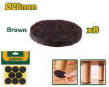 JADEVER 8pcs Self-Adhesive Pads – Ø28mm, 3mm Thick (JDPAS1115)