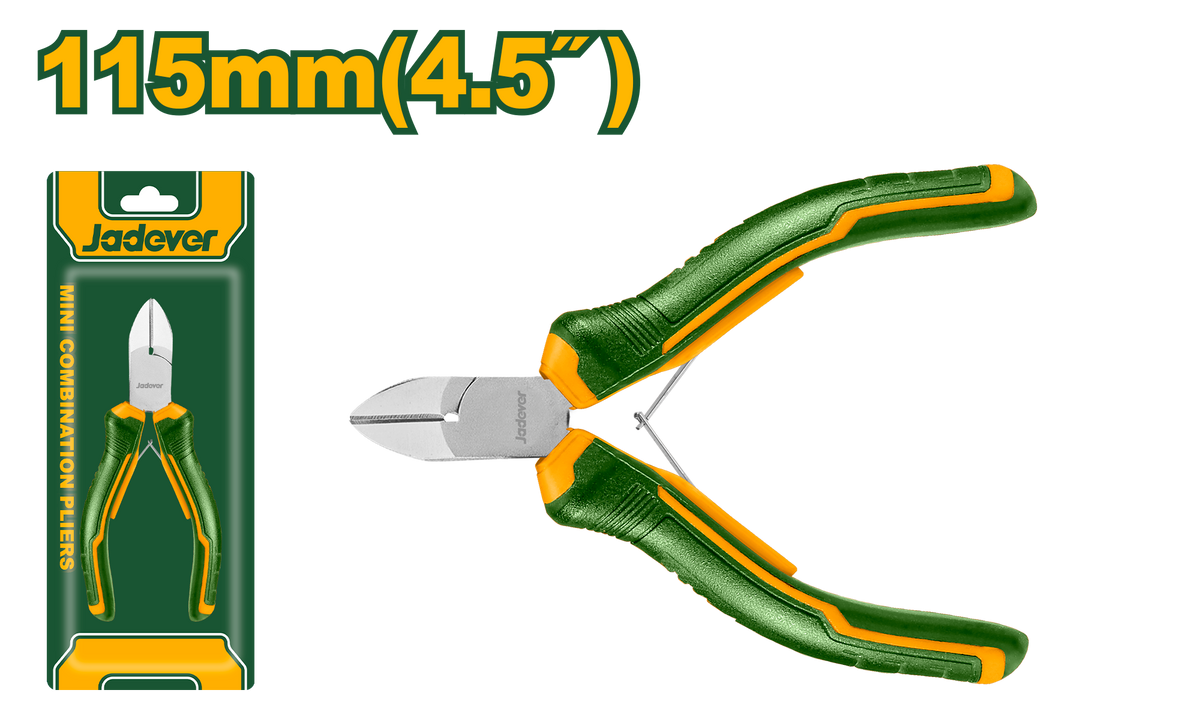 JADEVER Mini Diagonal Cutting Pliers 4.5" / 115mm – Compact Precision Cutter (JDPL0953)