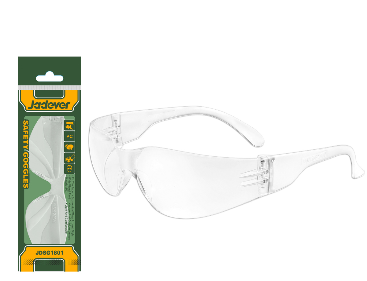 JADEVER Safety Goggles – Lightweight Protective Safety Glasses (JDSG1801)