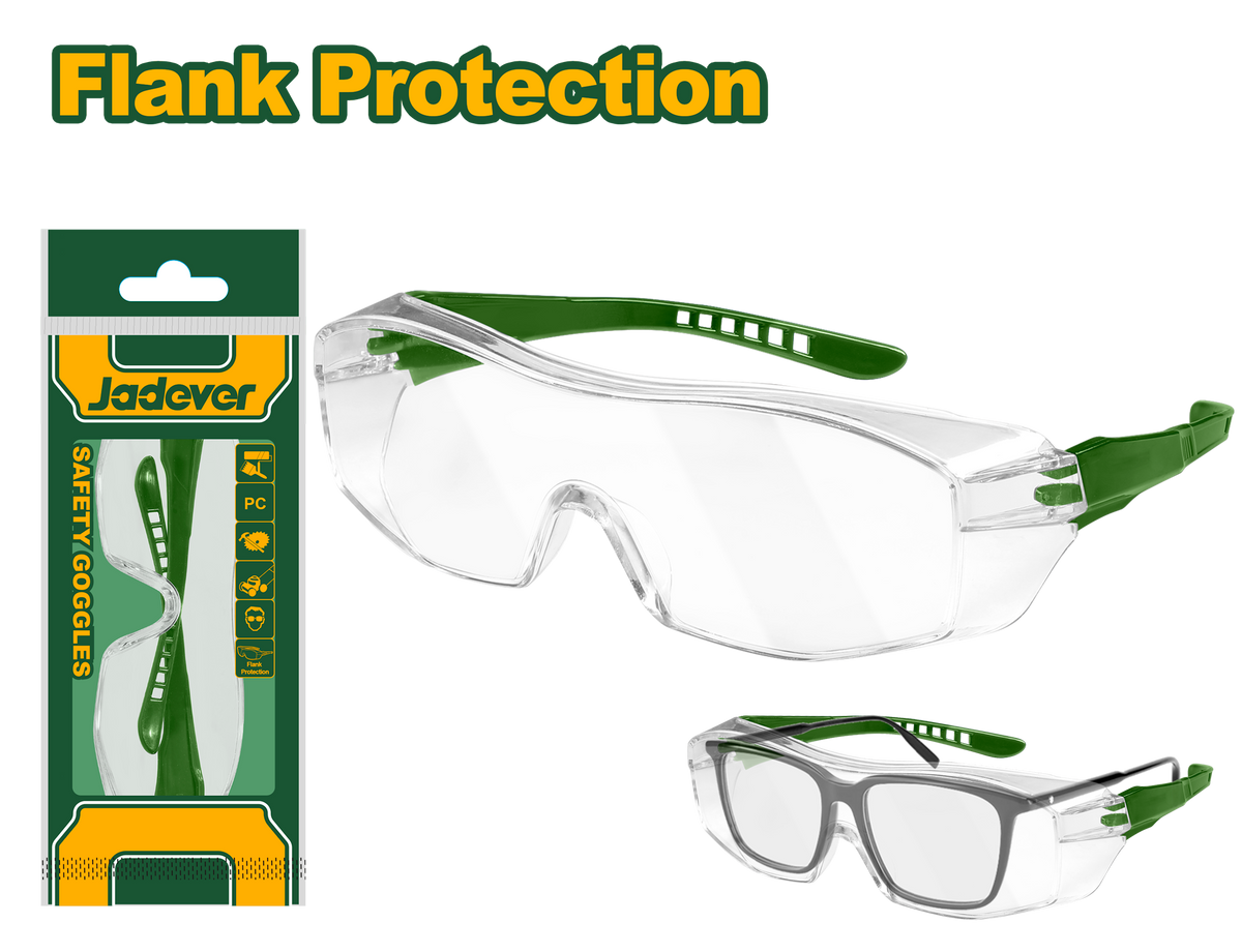 JADEVER Safety Goggles – Full View Protective PC Goggles (JDSG1803)