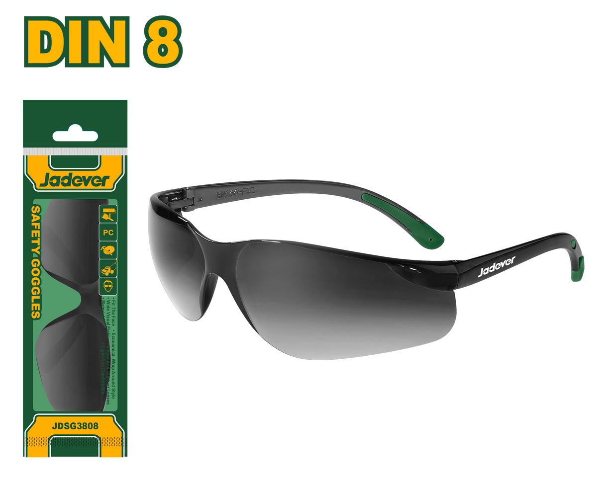 JADEVER Dark-Shade Safety Goggles (JDSG3808)