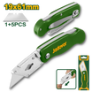 JADEVER Folding Knife – 61mm Blade – With Spare Blades (JDSK9419)