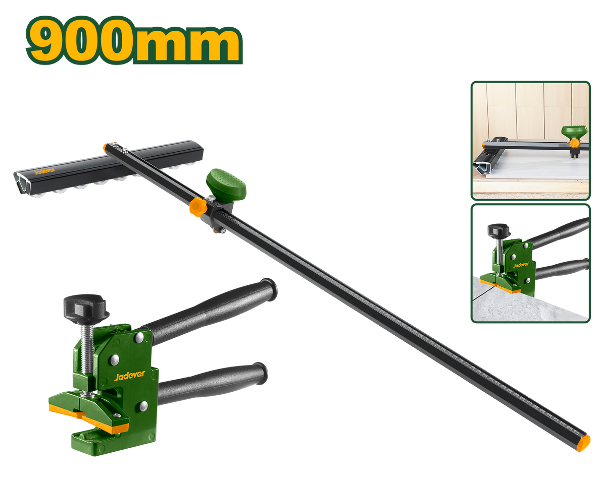 JADEVER Tile Cutter Kit – 900mm Cutting Length, Tile Nipper Included, 10mm Max Thickness (JDTRK1501)