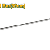 JADEVER Towel Bar 60cm – Zinc Alloy Base & Stainless Steel Tube, Includes Mounting Screws (JDZG1503)