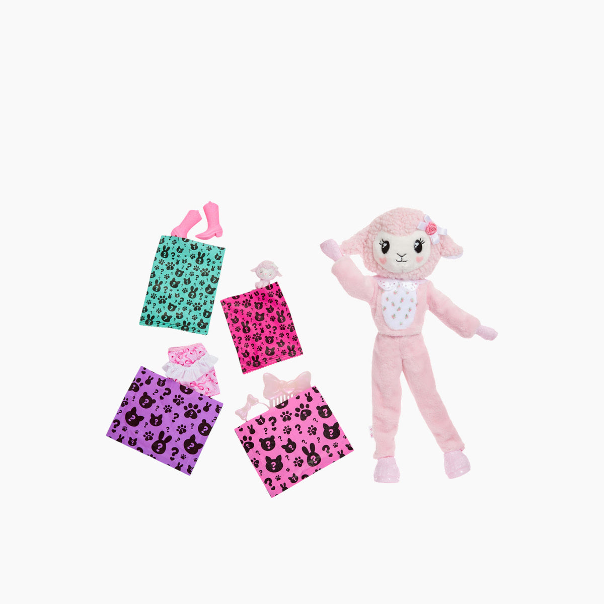 Barbie Cutie Reveal Care Bears Sweet Bows Series Brunete