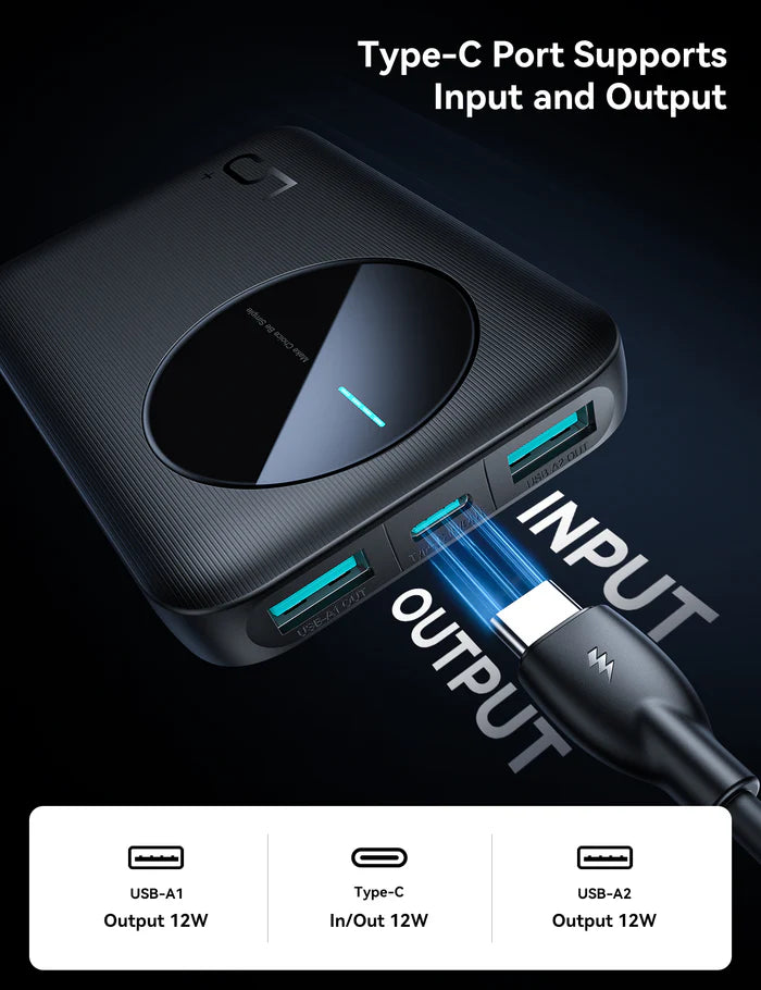 JOYROOM 2.4A LED Power Bank 5000mAh Fast Charging