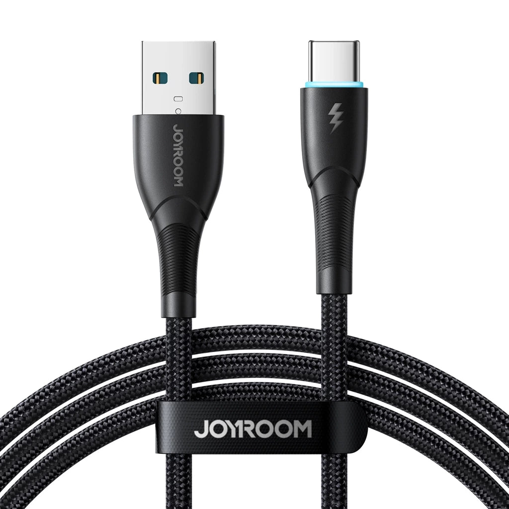 JOYROOM 3A Fast Charging Data Cable Type C & Lightning 1m - Black