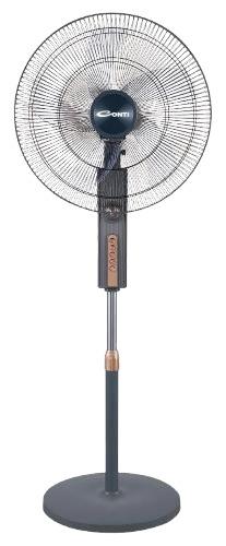 Conti 18-Inch Stand Fan SF18003 BC R – 75W, 7 Blades, 4 Speeds, Remote Control & Timer