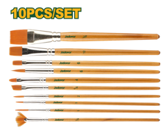 Jadever 10-Piece Paint Brush Set High Precision & Comfort