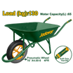 Jadever 130kg Concrete Cart Durable & Efficient